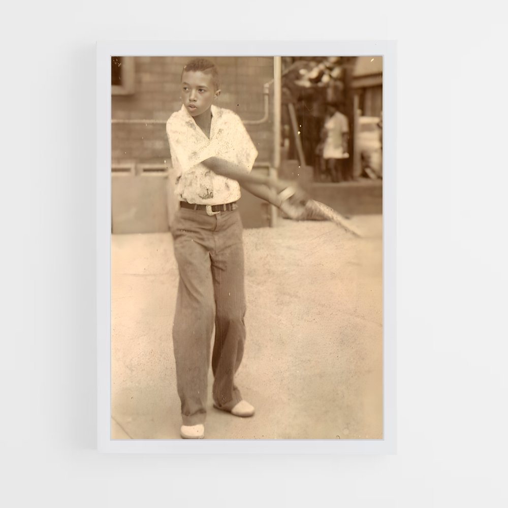 Poster Jeune Champion – affiche Tennis (vue 3)